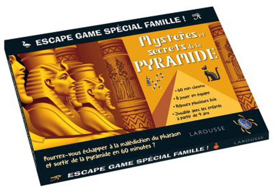 Livre | Escape Game | Famille | Mysteres Pyramides